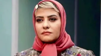 رابعه اسکویی در کنار استاد محمد علی کشاورز، 20 سال پیش