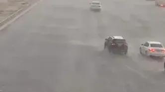 بارش شدید باران در جده عربستان