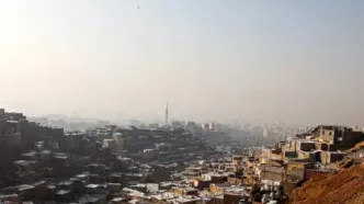 شاخص آلودگی هوای تبریز امروز دوشنبه ۱۰ آذر ۱۴۰۴