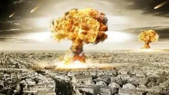 فیلم شبیه سازی شده یک انفجار اتمی / آخر زمان را ببینید!