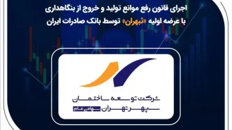 اجرای قانون رفع موانع تولید و خروج از بنگاهداری با عرضه اولیه «ثبهران» توسط بانک صادرات ایران