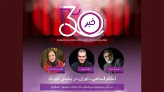 معرفی هیأت داوران دو بخش جشنواره تئاتر کودک و نوجوان همدان
