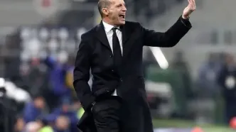 ناراحتی آلگری بعد از باخت میلان مقابل لاتزیو