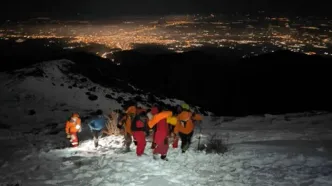عملیات ۸ ساعته نجات کوهنوردان گرفتار برف به نتیجه رسید