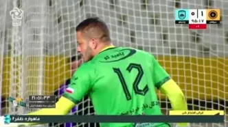 گل اول سپاهان به چادرملو+ویدئو