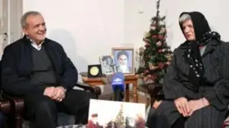 دیدار پزشکیان با خانواده شهید رازمیک خاچاطوریان