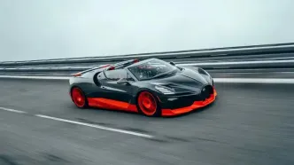 تصادف هولناک بوگاتی با سرعت ۴۰۰ کیلومتر بر ساعت