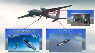 بزرگ‌ترین پهپاد ترکیه به ۳ سلاح تازه مجهز شد / عکس