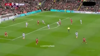 ویدیو: گل اول لیورپول به برایتون توسط اکتیکه