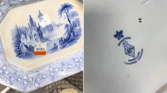 بشقاب ارزان، عتیقه گرانقیمت از آب درآمد / راز نوشته‌های پشت بشقاب چه بود؟