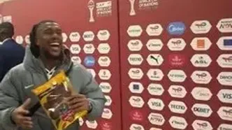 ویدئو: پرواز سوپر ایگلز؛ شادی بازیکنان نیجریه در جام ملت‌های آفریقا