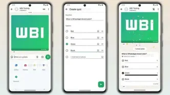 قابلیت کوئیز به کانال‌های واتساپ اضافه می‌شود