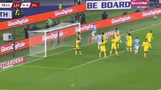 ویدیو: گل اول لاتزیو به میلان توسط ماتیا زاکانی