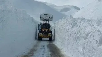 این منطقه زیر حجم انبوه برف دفن شد
