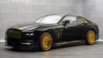 تولید رولزرویس منصوری با طلای خالص