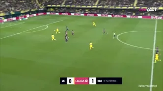 ببینید؛ خلاصه بازی ویارئال 0 - بارسلونا 2