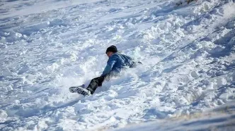 تصاویر؛ تفریحات برفی در سنندج