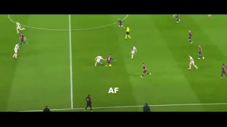 ویدئو:  چرخش جادویی پدری؛ عبور راحت ستاره بارسا از مدافعان