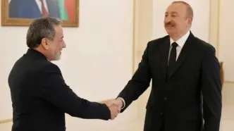 دیدار عراقچی با الهام علی‌اف