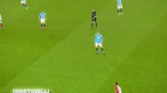 ویدئو: گل آرسنال به منچسترسیتی با ۸ پاس پیاپی