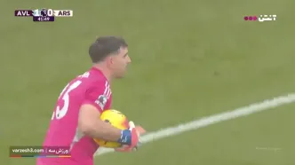 خلاصه بازی استون ویلا مقابل آرسنال را ببینید + ویدیو