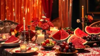 قدیمی‌ترین عکس از مراسم شب یلدا در ایران