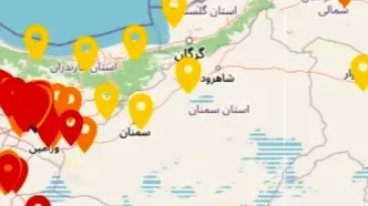 شاخص آلودگی هوای سمنان امروز چهارشنبه ۳ دی ۱۴۰۴