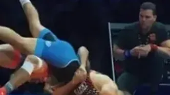 غلامرضا فرخی عنوان پدیده سال کشتی فرنگی معرفی شد+ قیلم