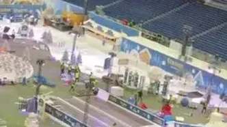 ویدئو: برنابئو لباس کریسمس پوشید؛ چهره‌ای متفاوت از خانه رئال