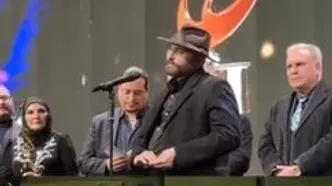 حسن پورشیرازی برنده جایزه بهترین بازیگر درام سینمایی جشن حافظ 1404 شد