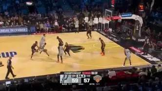 ویدئو: خلاصه بسکتبال نیویورک نیکس 124 - 113 سن آنتونیو اسپرز