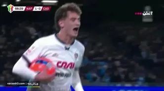 گل اول کالیاری به ناپولی+ ویدئو