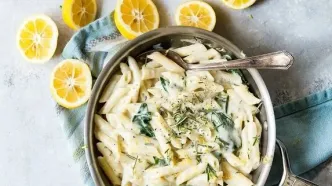 طرز تهیه پاستا مرغ و لیمو، تجربه‌ای جذاب از پاستا