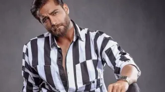 رویا نونهالی و امیر مقاره در پشت صحنه سریال شاعره