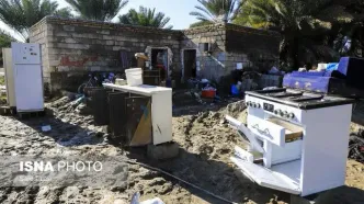 تصاویر؛ وضعیت مناطق سیل زده جنوب کرمان