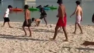 ویدئو: تعطیلات متفاوت یامال؛ ستاره بارسا در ساحل دبی کنار کودکان