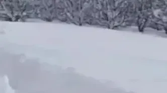 ارتفاع برف در روستای گەلاز شهرستان اشنویۀ آذربایجان‌غربی به یک متر رسید