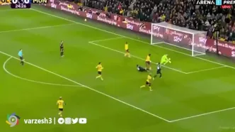 گل اول منچستریونایتد به ولورهمپتون+ ویدئو