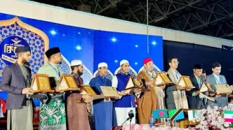 قاریان و حافظان ایرانی در «انجمن قراء» بنگلادش شرکت کردند