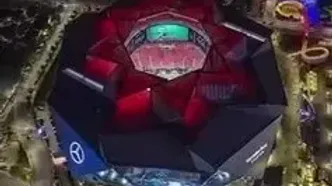 نمایی از ورزشگاه مرسدس بنز میزان جام جهانی 2026