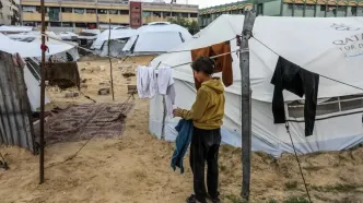 تصاویر؛ جریان زندگی در میان قبرستان‌های غزه