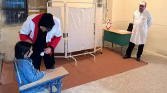 ارائه خدمات درمانی رایگان هلال احمر در مناطق کم برخوردار لرستان همزمان با آغاز «نذر خدمت ۸»