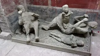 پمپئی و مردگانی که لباس پشمی بر تن داشتند!