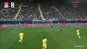 ویدیو: گل اول بارسلونا به ویارئال توسط رافینیا