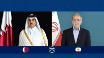 پیام پزشکیان به امیر قطر