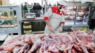 آغاز عرضه گوشت گرم گوساله وارداتی در بازارهای میوه و تره‌بار