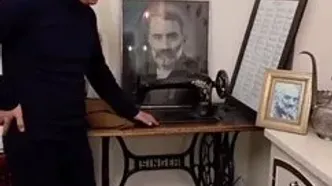 دیدار عمو پورنگ با فرزند مرحوم رجبعلی خیاط