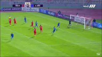 ویدیو: گل اول الدحیل به تراکتور توسط بنجامین بوریگاد