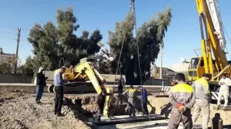 کارگران ابنیه فنی راه آهن اسلامشهر: هنوز حقوق مرداد را نگرفته‌ایم