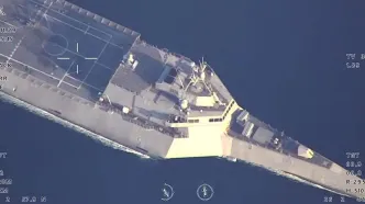 پیام مستقیم سپاه به ناو آمریکا در خلیج‌فارس